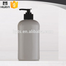 500ml Großhandel leere Kunststoff große große Shampoo-Flasche mit Pressepumpe